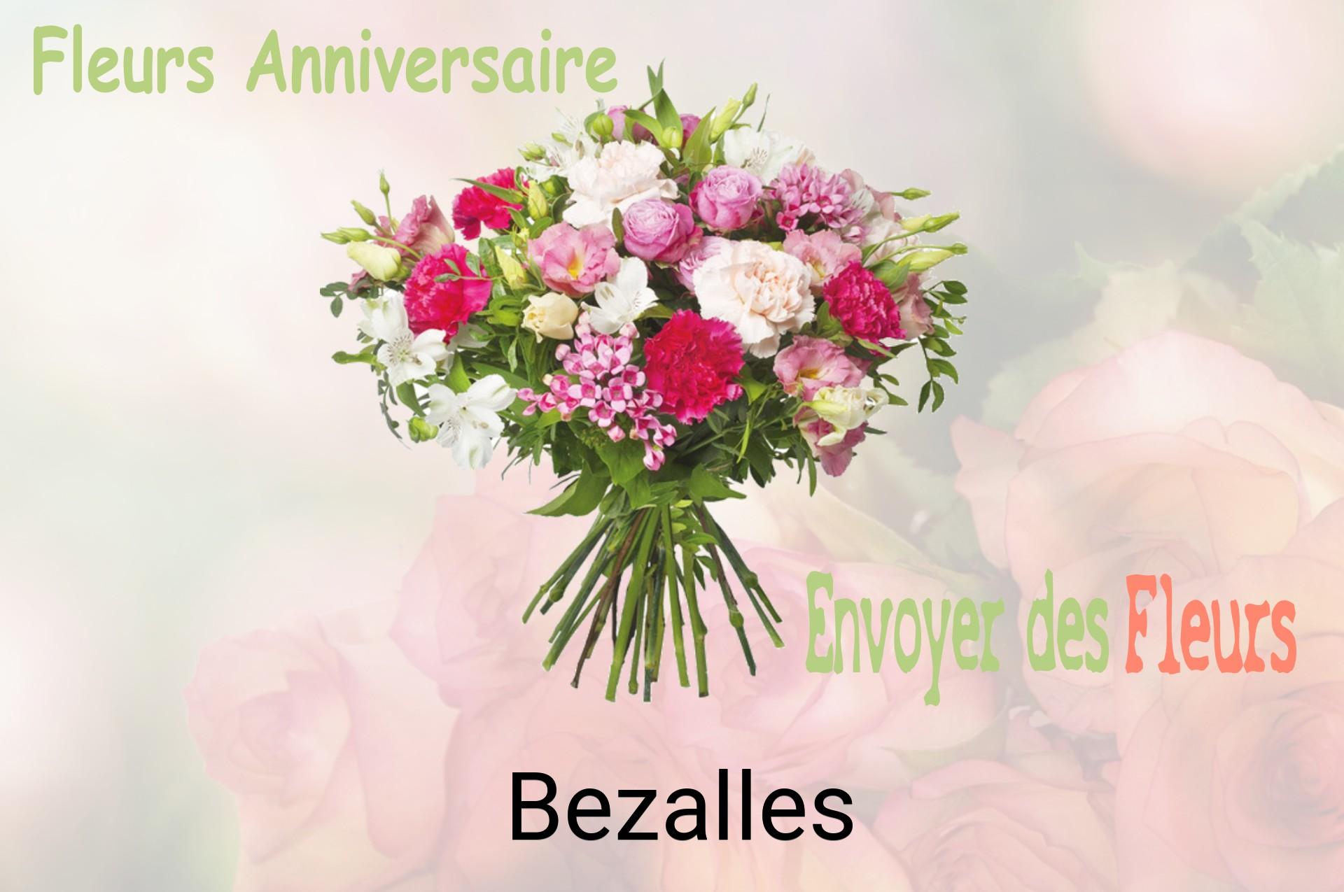 Bouquet de fleurs d’anniversaire livré à Bezalles