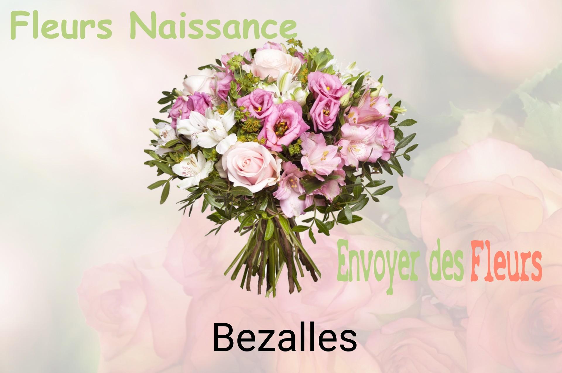Bouquet de fleurs de naissance livré à Bezalles